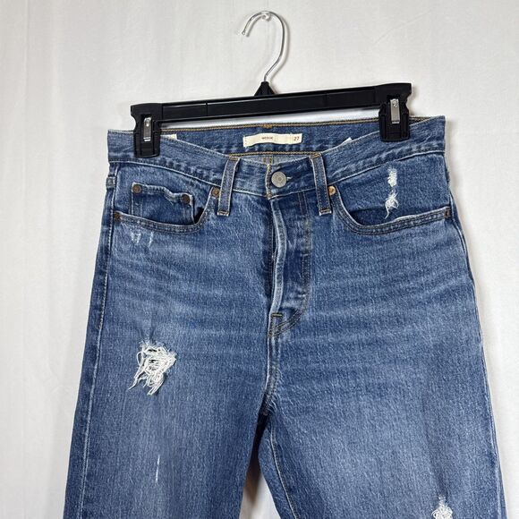 Levi’s Wedgie Button Fly Straight Leg Size 27 Preowned - Picture 5 of 12